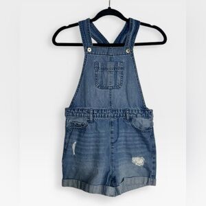 PLACE Denim Short Overalls Girls Size 8